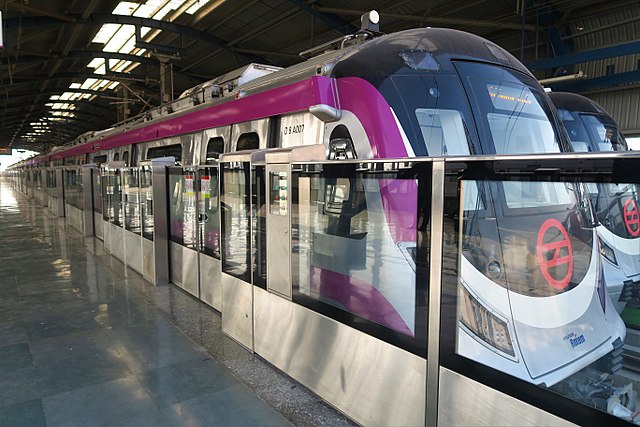 The Magenta Line of the Delhi Metro