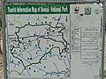 Tourist information map of Deosai National Park
