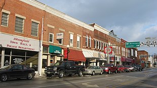 Edificios en el centro de Bloomfield