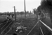 The Wire of Death (Dutch: Dodendraad) was a lethal electric fence created by the German military to control the Dutch-Belgian frontier during the occupation of Belgium during the First World War.