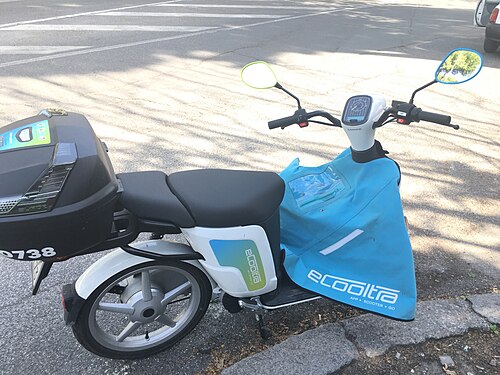 eCooltra Scooter in Rome