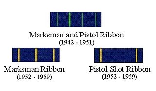 <span class="mw-page-title-main">Distinguished Marksmanship Ribbon</span> United States Navy military award