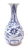 Early blue and white ware, first half of 14th century, Jingdezhen.