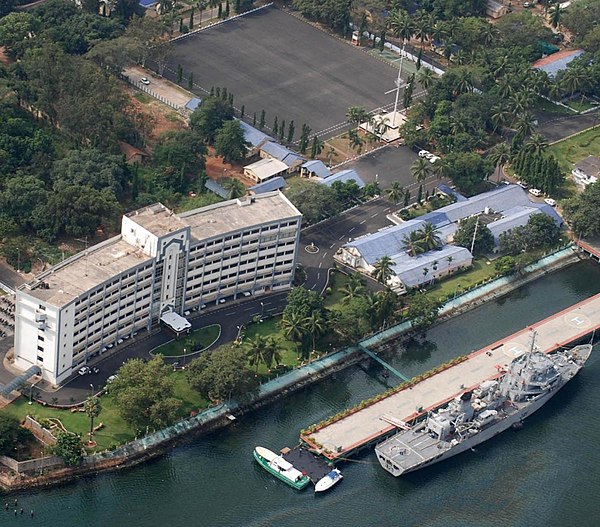 The HQ of the Eastern Naval Command at Visakhapatnam.