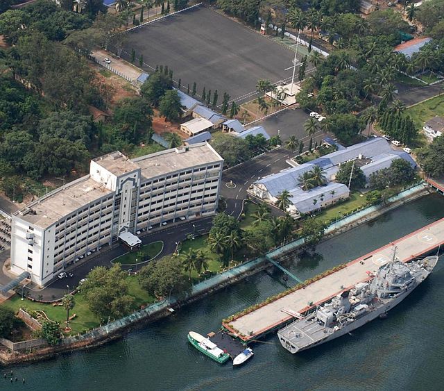 The HQ of the Eastern Naval Command at Visakhapatnam.