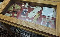 Artifacts from G. Emmett Cardinal Carter on display in the Eaton Room EatonSpecialCollectionDisplayCase.jpg
