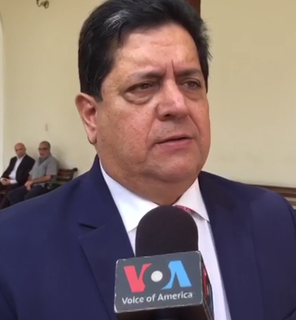Edgar Zambrano President of the National Assembly of Venezuela