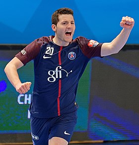 Édouard Kempf in het PSG-shirt in 2017