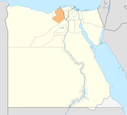 Beheira Governorate on the map of Egypt