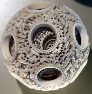 <span class="mw-page-title-main">Chinese puzzle ball</span> Chinese ivory carving craft and prohibited intangible cultural heritage
