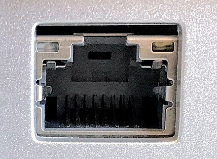 An Ethernet-over-twisted-pair port