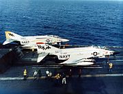 F-4J Phantoms on USS Constellation 1969
