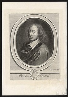 Gravure en médaillon représentant un homme en costume du dix-septième siècle.