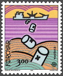 220px Faroe stamp 128 sea pollution dumping