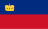 Vlag van Liechtenstein tussen 1937 en 1982.