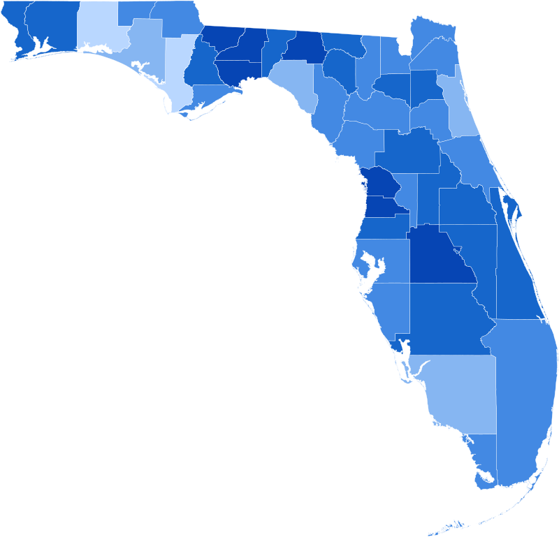 Florida Presidential Election Results 1904.svg