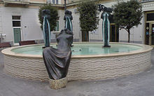 La Fontana della Fertilità in piazza Amendola