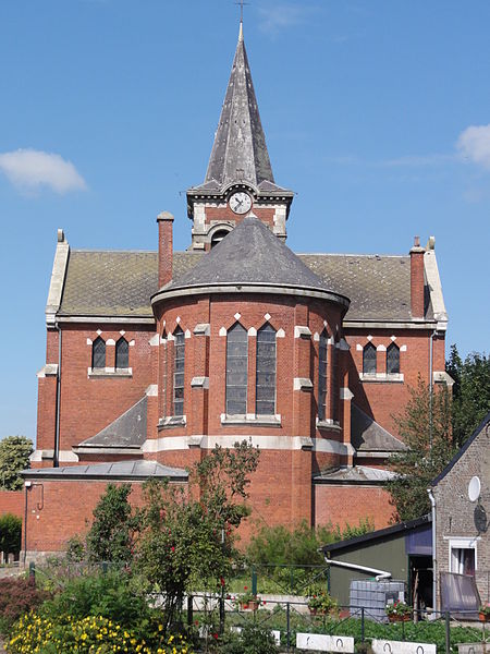 Fichier: Forest-en-CambrÃ©sis (Nord, Fr) Ã©glise, chevet.jpg