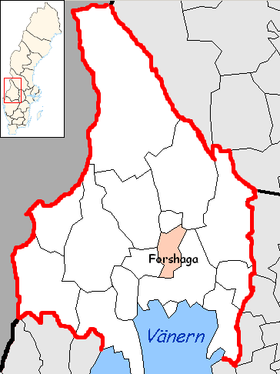 Localização de Forshaga
