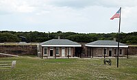 Fort Clinch in Nassau Coumty, Florida, US This is an image of a place or building that is listed on the National Register of Historic Places in the United States of America. Its reference number is 72000343.