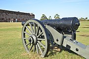 Fort Pulaski National Monument, chatham county, Georgia, U.S. This is an image of a place or building that is listed on the National Register of Historic Places in the United States of America. Its reference number is 66000064.