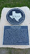 Форт Стоктон Guard House Texas Historical Marker.jpg