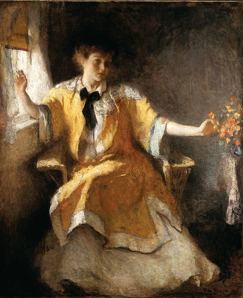 Frank W. Benson - Young Girl by a Window (1911).jpg