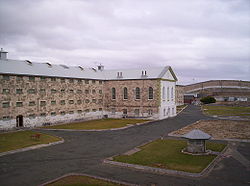 The main cell block of old Fremantle Prison Fremantle prison main cellblock.JPG