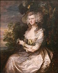 Thomas Gainsborough: Mrs. Thomas Hibbert (1780-tallet)