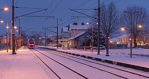 Gare de la sous la charité Neige.jpg