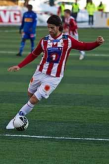 Syria were expelled from the 2014 FIFA World Cup qualification process by FIFA in 2011, for fielding George Mourad in a senior qualification match against Tajikistan George Mourad1.jpg