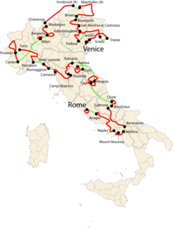 2009 Giro dItalia, Stage 12 to Stage 21 Stage 12 to Stage 21 of the 2009 Giro dItalia