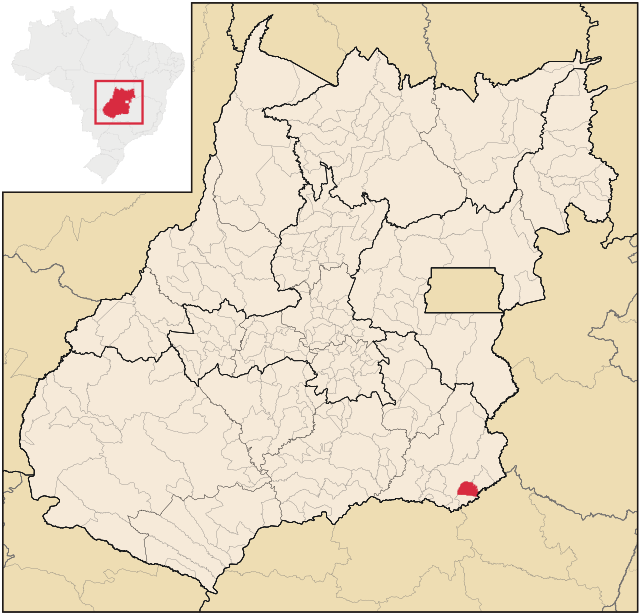 Localização de Ouvidor em Goiás