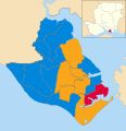 Gosport UK local election 2008 map.svg