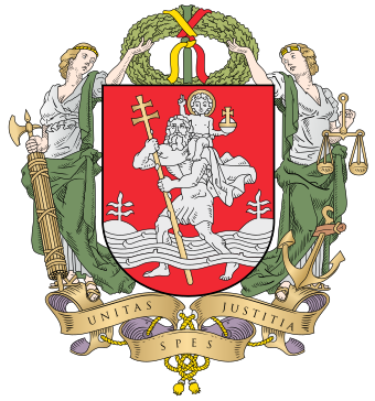 File:Grand Coat of arms of Vilnius.svg (Source: Wikimedia)