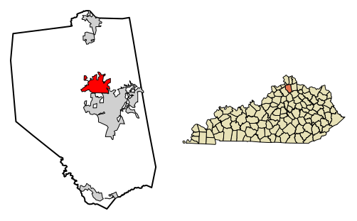 File:Grant County Kentucky Incorporated and Unincorporated areas Dry Ridge Highlighted 2122582.svg