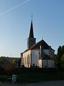 Guerlange - église St Martin vue arrière.JPG