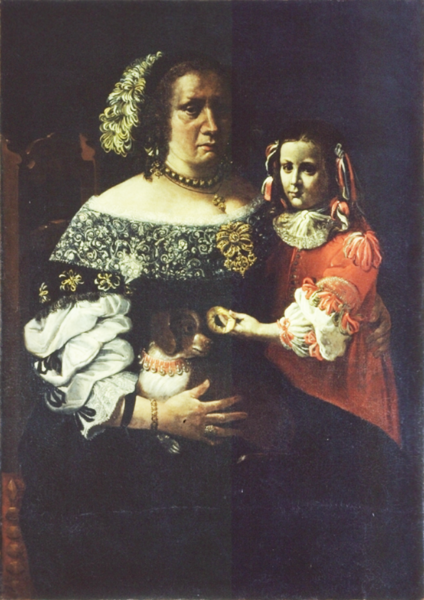 File:Guerrieri - Livia Feltria Della Rovere and her grand-daughter Vittoria - Palazzo ducale.png