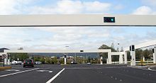 Distinctive traffic lights of the Hacienda Business Park