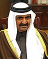 Hamad ben Khalifa Al Thani porte une ghutra.