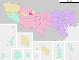 Hamuras läge i Tokyo prefektur