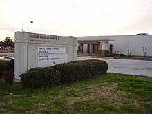 Harris County Annex M has the headquarters of the Harris County Transit agency. HarrisCountyAnnexM8410LanternPoint.JPG