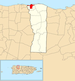 Hatillo barrio-pueblo, Hatillo, Puerto Rico locator map.png