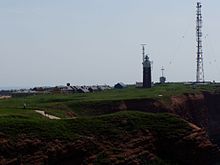 Heligoland Lighthouse, control station of the Bundeswehr and network tower