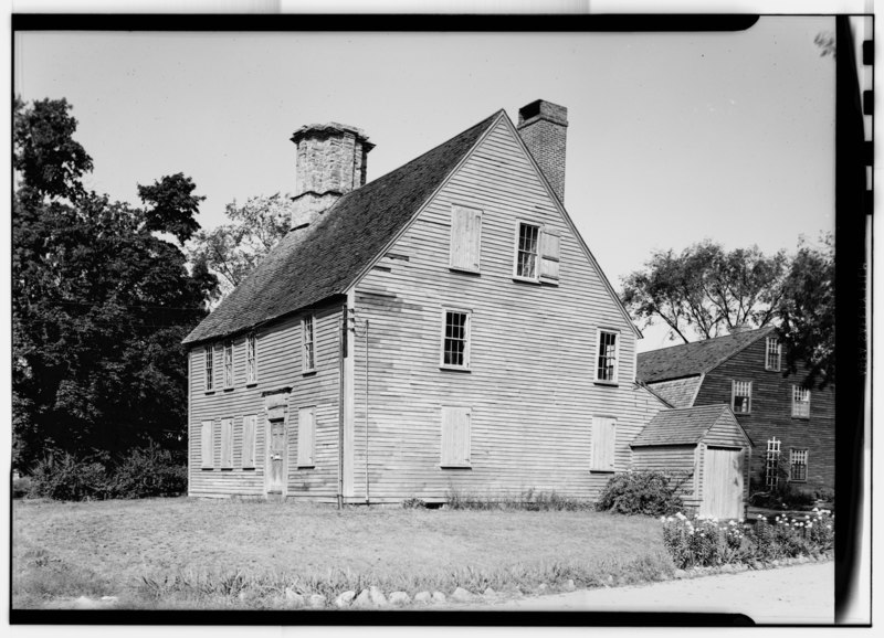 File:Historic American Buildings Survey, George J. Vaillancourt, Photographer, 1941 VIEW FROM THE SOUTHEAST. - Eleazer Arnold House, Great Road, Saylesville, Kent County, RI HABS RI-87-2.tif