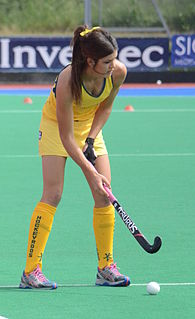 Anna Flanagan Australian field hockey player