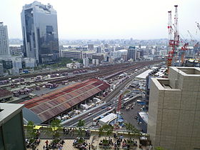 大阪站、梅田站、舊梅田貨運站附近