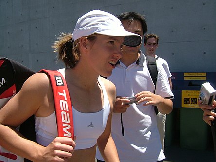 Justine Henin in 2005