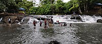 Bahasa Indonesia: Jeram Alam Roh Tujuh Belas di Taman Hutan Raya Sultan Adam, Kabupaten Banjar, Kalimantan Selatan. English: "Alam Roh Tujuh Belas" Rapids (the Seventeen Spirit Realm Rapids) in Sultan Adam Grand Forest Park, Banjar Regency, South Kalimantan. Banjar: Mandin Alam Ruh Tujuh Walas di Taman Hutan Raya Sultan Adam, Kabupatin Banjar, Kalimantan Salatan.