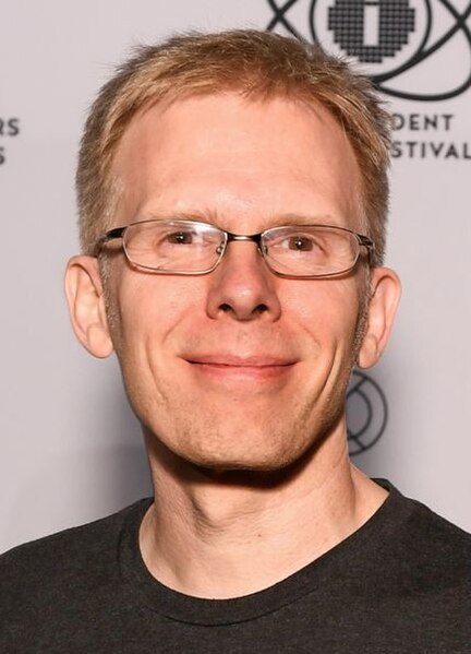 Carmack at the 2017 Game Developers Choice Awards